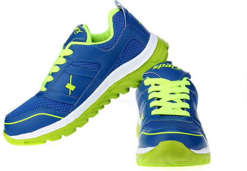 Blue and green running shoes Clearance