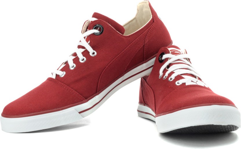 puma red shoes flipkart