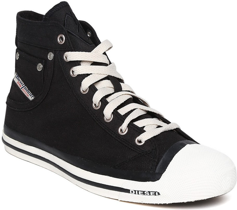 DIESEL Canvas Shoes For Men - Buy Black 
