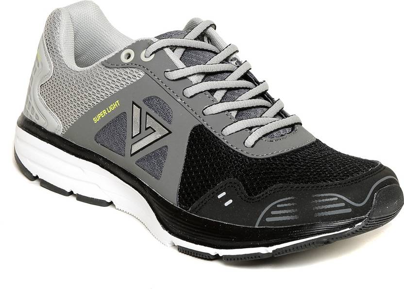 Seven Zeus Black/Pewter/Neutral Grey Running Shoes For Men Buy Grey