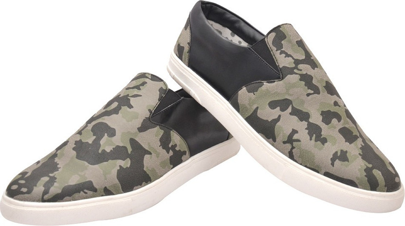 DIBS army print sneakers Driving Shoes