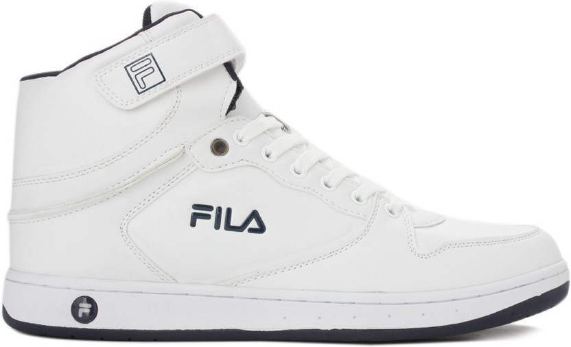 fila roberto mid ankle sneakers white