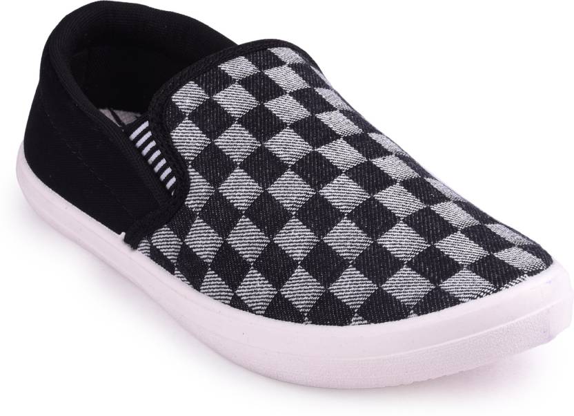 GOLDSTAR Chess Canvas Shoes For Men - Buy Black Color GOLDSTAR Chess Canvas  Shoes For Men Online at Best Price - Shop Online for Footwears in India |  