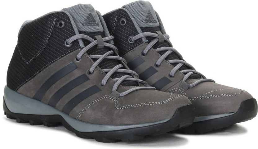 ADIDAS DAROGA PLUS MID LEA Outdoor Shoes For Men - Buy GRANIT/CBLACK/VISGRE  Color ADIDAS DAROGA PLUS MID LEA Outdoor Shoes For Men Online at Best Price  - Shop Online for Footwears in