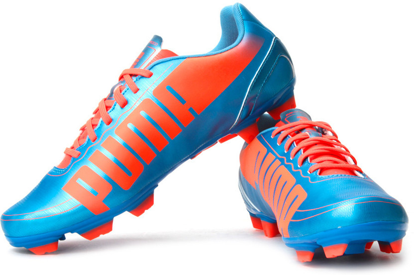 puma evospeed blue orange