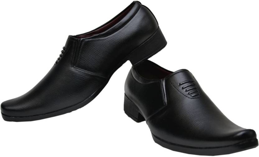 CONTABLUE Officer Choice Formal Slip On Shoes For Men - Buy Black Color  CONTABLUE Officer Choice Formal Slip On Shoes For Men Online at Best Price  - Shop Online for Footwears in
