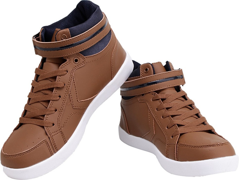 Sparx Awesome Tan Sneakers For Men 