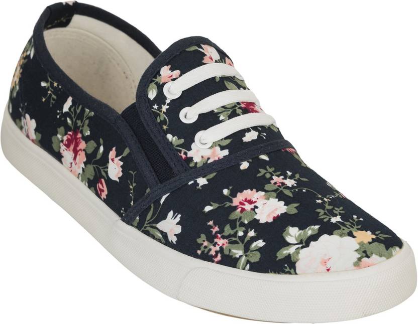 Advin England Smart Floral Casual Shoes Blue Sneakers For Advin England Smart Floral Casual Shoes Blue Sneakers For