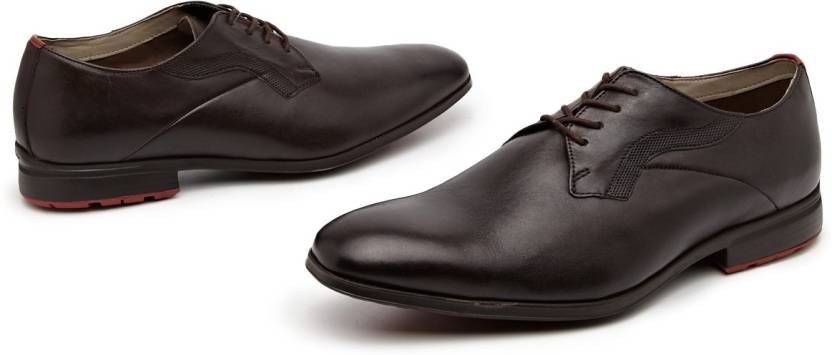 CLARKS Extra-Light Derby Lace Up Shoes For Men - Buy Dark Brown Color CLARKS  Extra-Light Derby Lace Up Shoes For Men Online at Best Price - Shop Online  for Footwears in India