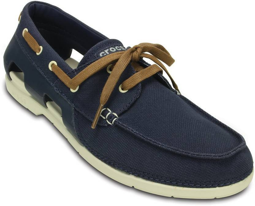 CROCS Beach Line Boat Shoes For Men 