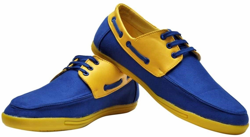 Yellow Boat Shoes For Men 