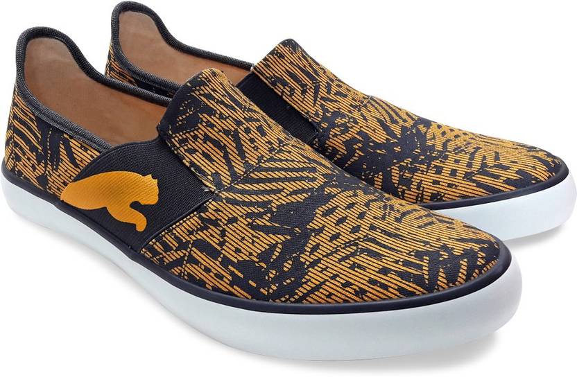 puma lazy slip on blue