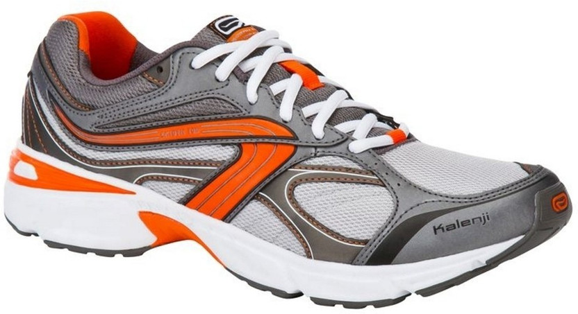 Grey Orange Running Shoes For Men 