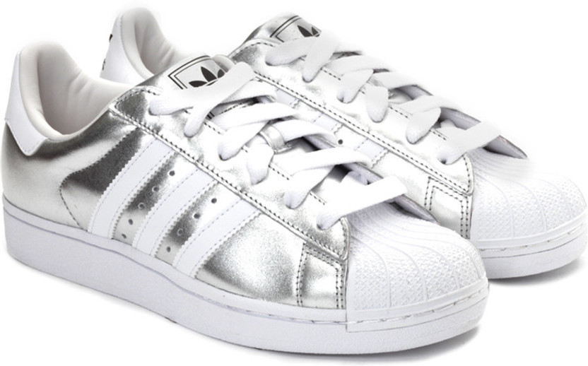 Adidas superstar 2 womens silver