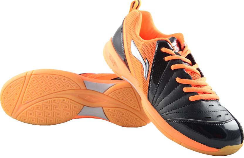 li ning raid badminton shoes for men buy black orange color li