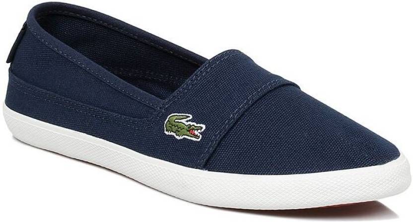 LACOSTE Womens Blue Marcie Canvas Shoes Casual Shoes For Women - Buy Navy  Color LACOSTE Womens Blue Marcie Canvas Shoes Casual Shoes For Women Online  at Best Price - Shop Online for