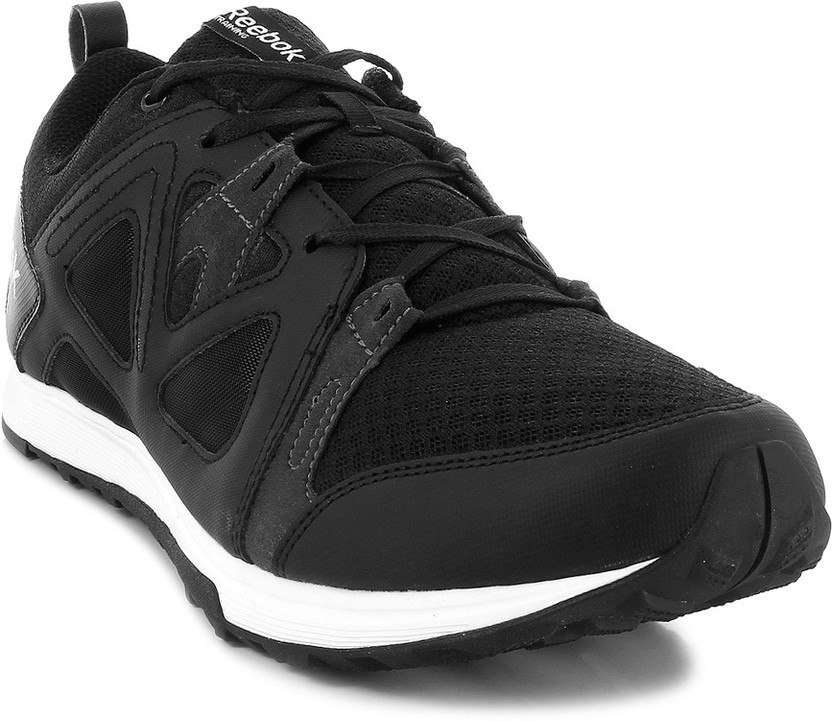 reebok mens black tennis shoes