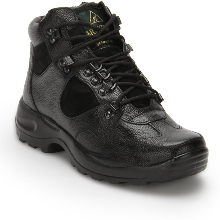 Black sports boots Clearance