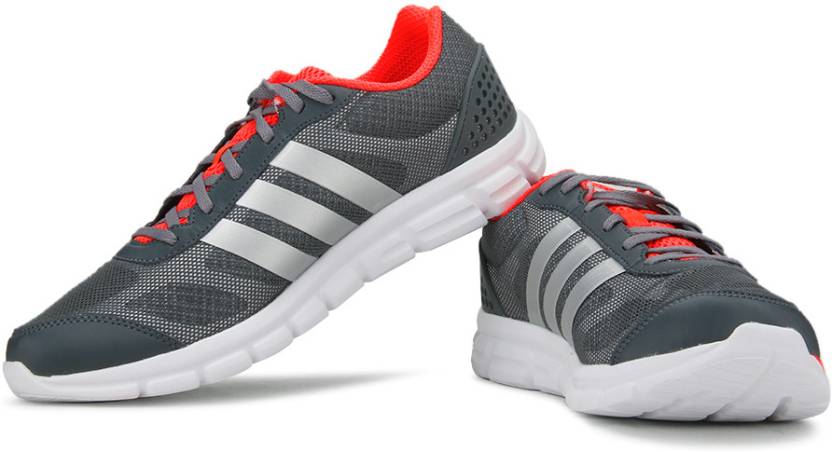 ADIDAS Breeze 202 2 Running Shoes For Men - Buy Black, Silver, Red Color ADIDAS Breeze 2 M Running Shoes For Men Online at Best Price - Shop Online for Footwears in India |