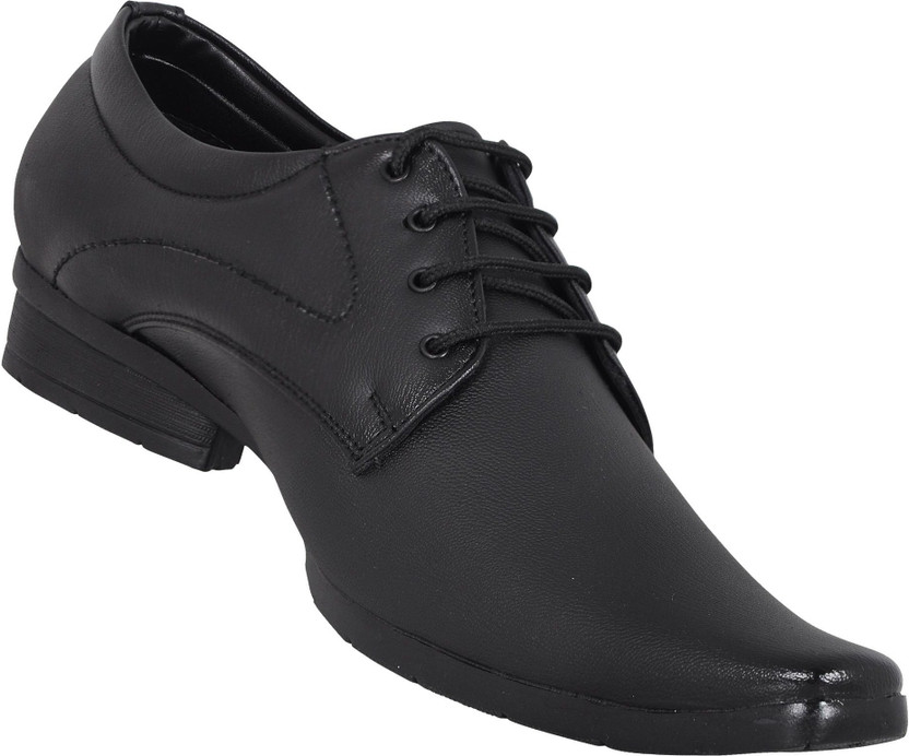 Red Rhino Men's Formal Shoes Black Lace 