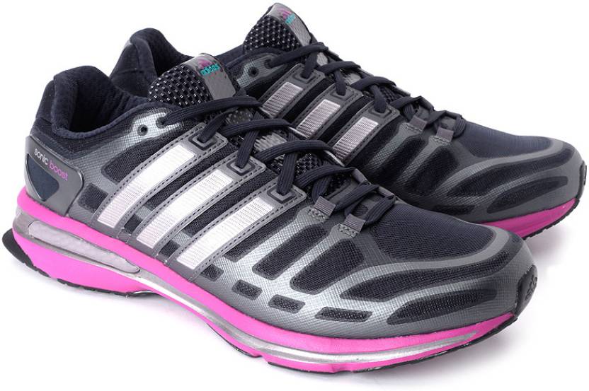 ADIDAS Sonic Boost W Running Shoes For Women - Black, Grey, Pink Color ADIDAS Sonic Boost W Running Shoes For Women Online at Best Price - Shop Online Footwears in