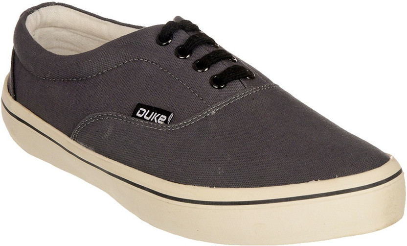 DUKE Canvas Shoes For Men - Buy D.GREY 