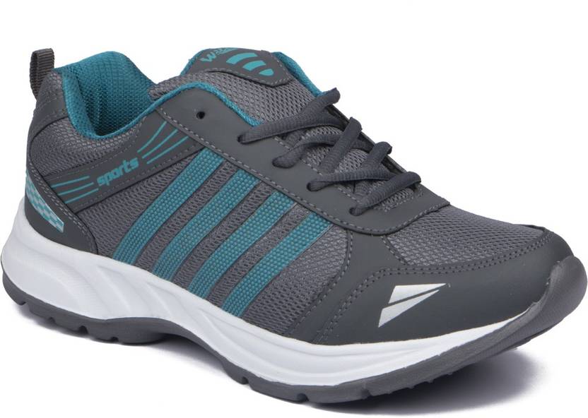 Asian Running Shoes (Grey, Green) - Shoppers Gala