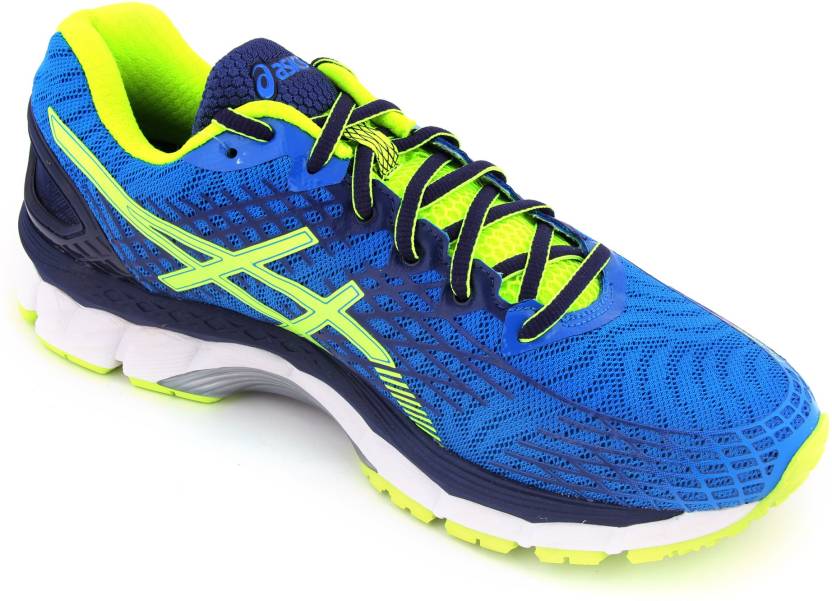 Asics Gel-Nimbus 17 Men Running Shoes For Men - Buy Electric Blue Color Gel-Nimbus 17 Men Running Shoes For Men Online at Best Price - Shop Online for Footwears in India