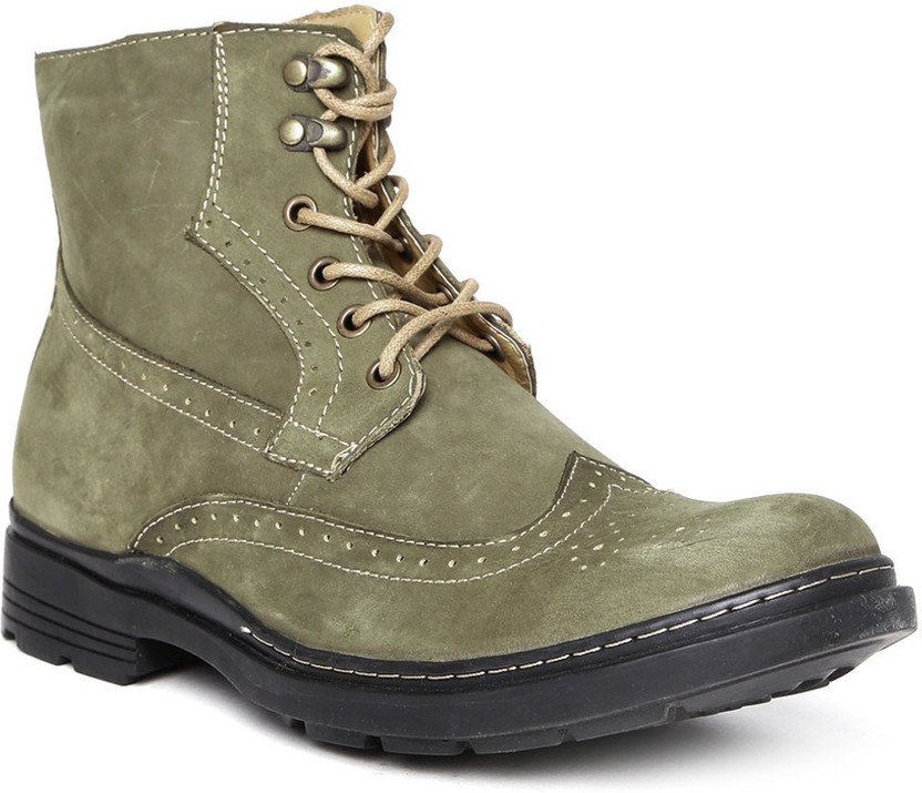 NUMERO UNO Boots For Men - Buy Green 