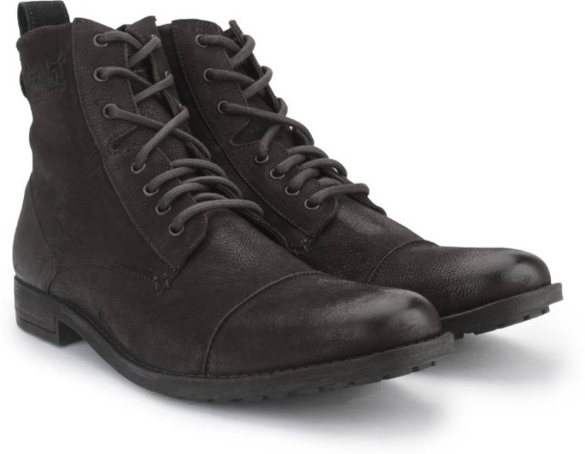 LEVI'S Men Boots For Men - Buy Brown Color LEVI'S Men Boots For Men Online  at Best Price - Shop Online for Footwears in India 