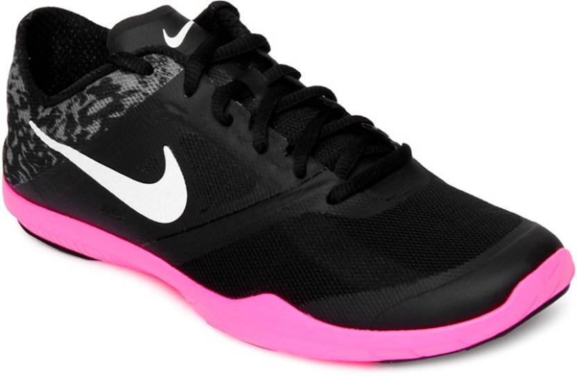NIKE W Studio Trainer 2 Print Training & Gym Shoes For Women - Buy BLACK/WHITE-COOL GREY-PINK POW Color NIKE W Trainer 2 Print Training & Gym Shoes For Women Online at