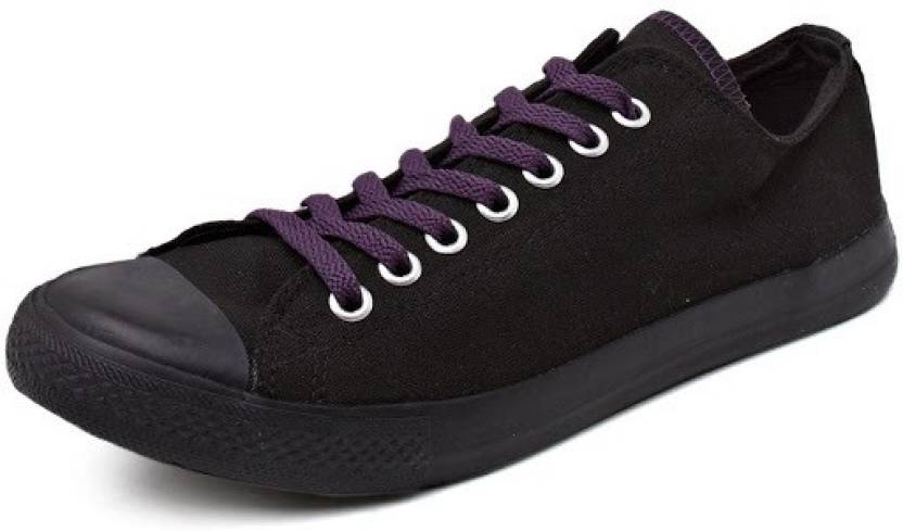 Converse Mono Double Tongue Canvas Shoes For Men - Buy Black Color Converse  Mono Double Tongue Canvas Shoes For Men Online at Best Price - Shop Online  for Footwears in India 