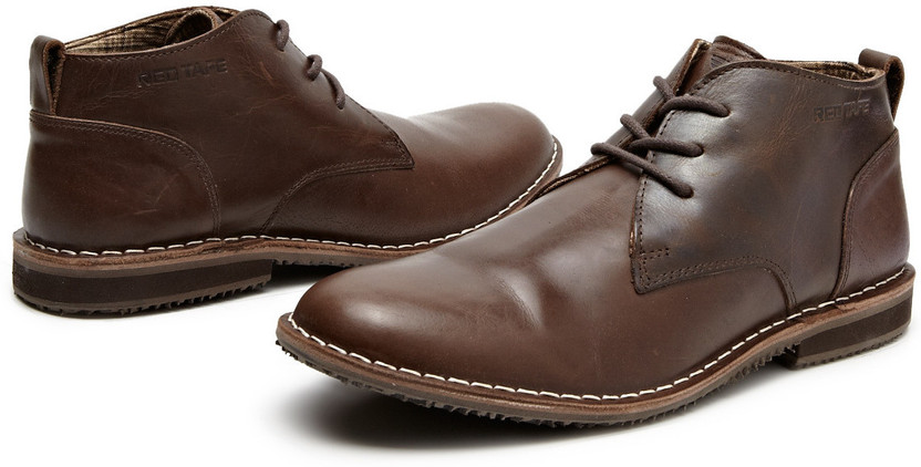 Red tape semi formal shoes clearance