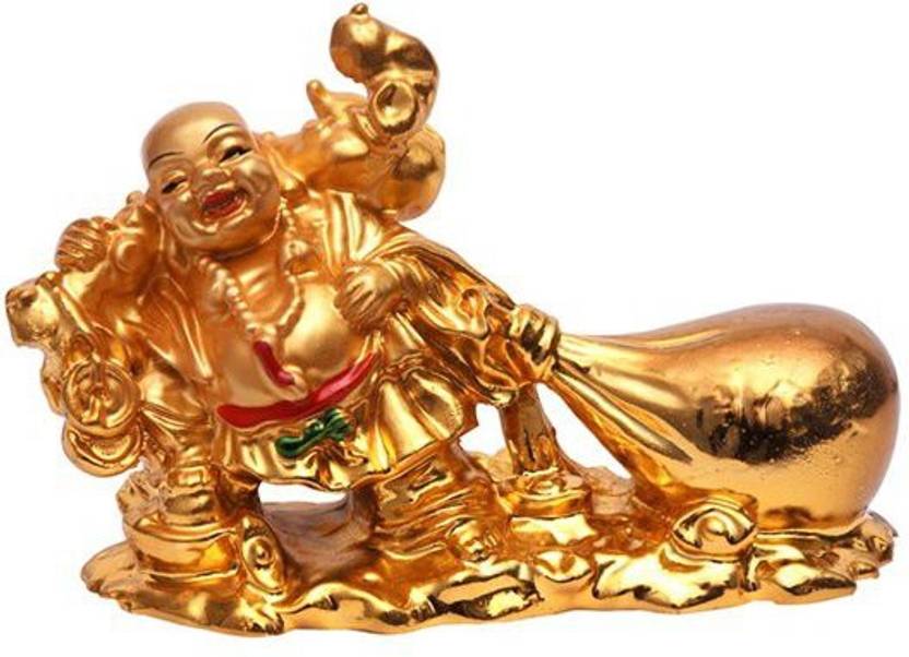 shakti 100% original Laughing Buddha with Money Bag for Wealth