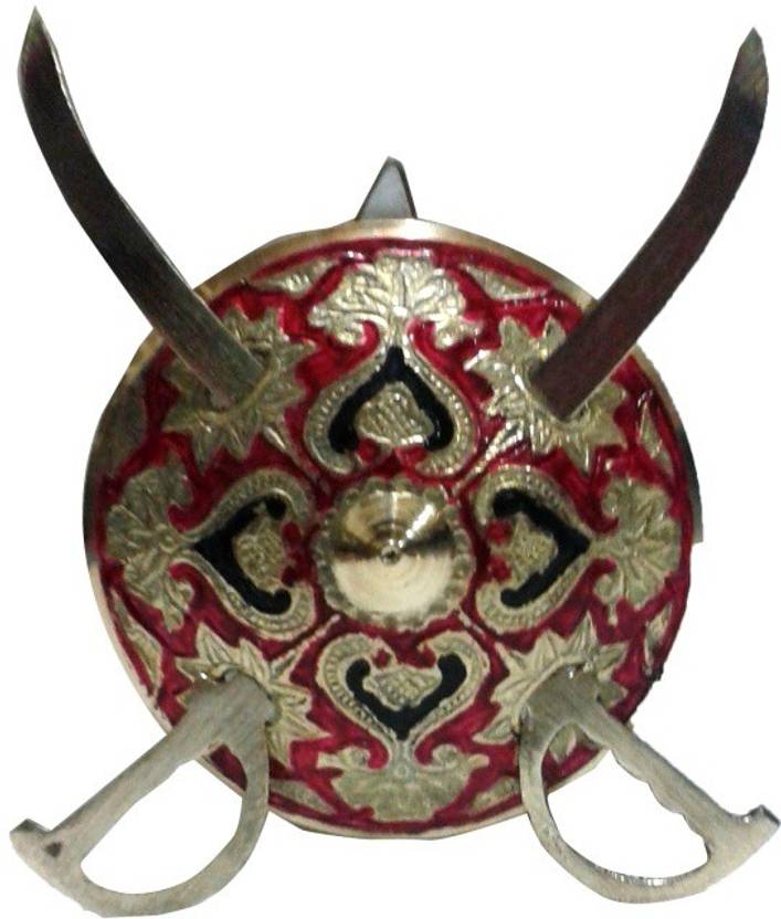 hm sualeh co sword and amrour decorative showpiece 14 cm price