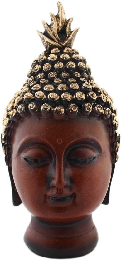 Tootpado Gautam Buddha Head Statue 13cm Tall Art Vastu Fangshui Tootpado Gautam Buddha Head Statue 13cm Tall Art Vastu Fangshui Religious Idol Room