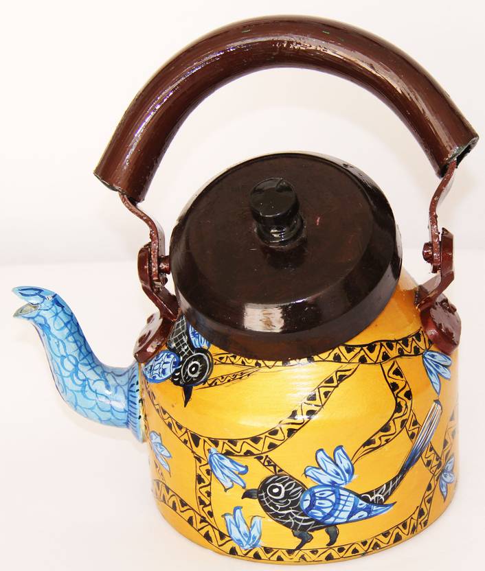 Sr Crafts Bird Designed Decorative Aluminum Tea Kettle Hand