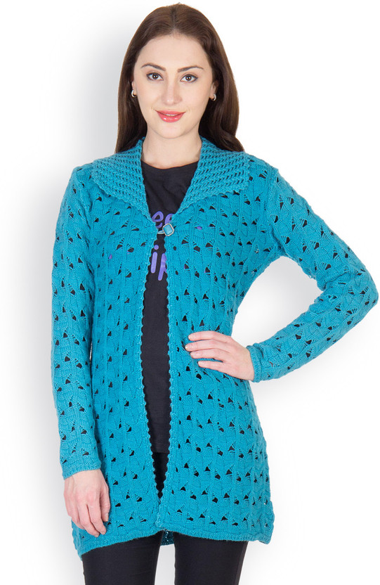 Turquoise Blue Imagination Women Shrug 