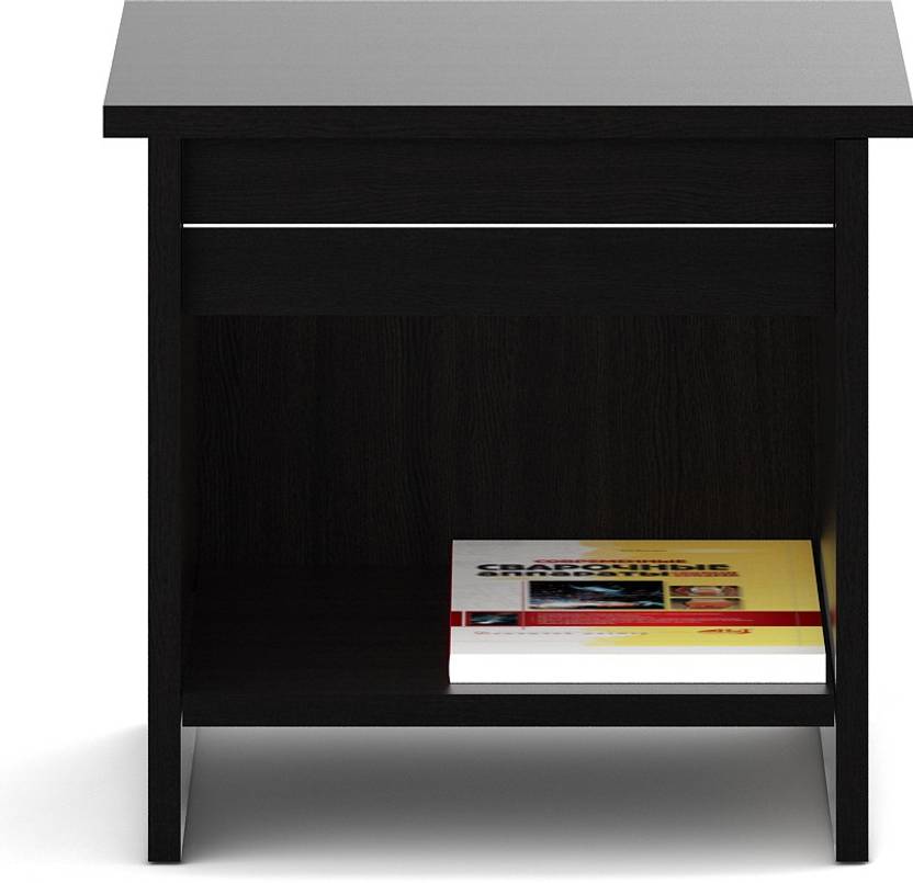 Spacewood CARNIVAL Engineered Wood Bedside Table Finish Color Natural Wenge Woodpore