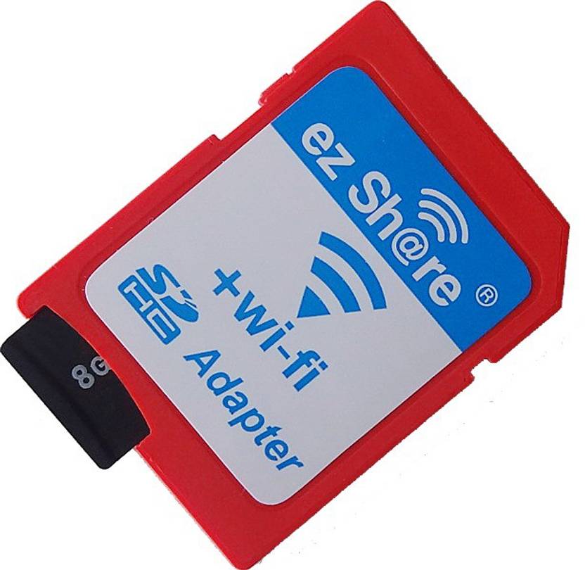 ez Share Wifi SD card adapter for Camera Convert any camera into wireless Sim Adapter Price in
