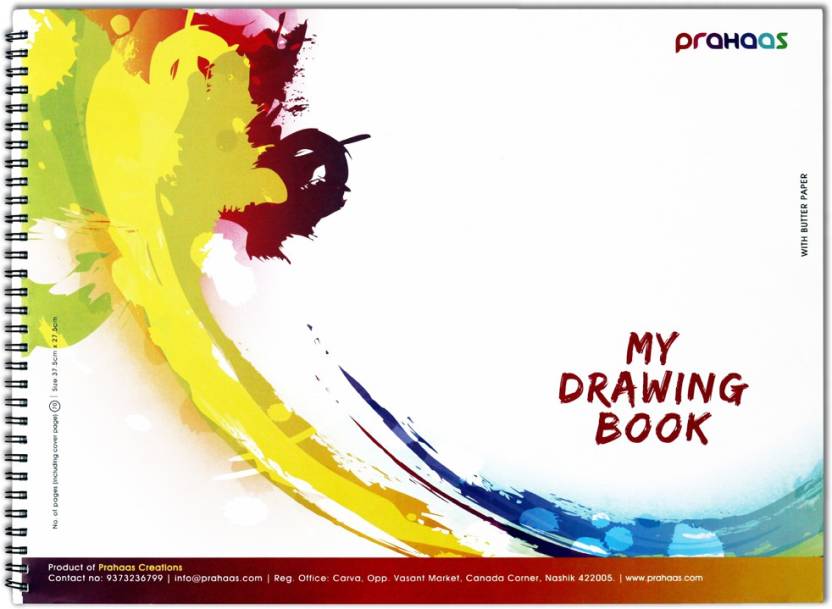  Prahaas Drawing Books with Butter Paper Sketch Pad Price 