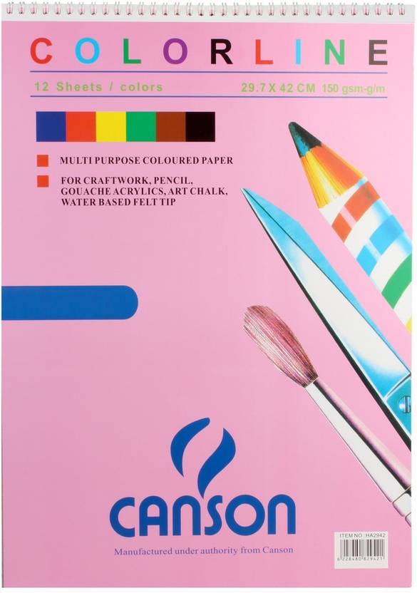 canson 150 gsm multipurpose art craft colored paper 29 7 x 42cm