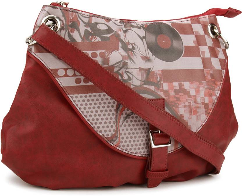 Baggit Women Casual Red Sling Bag Red - Price in India | www.bagssaleusa.com
