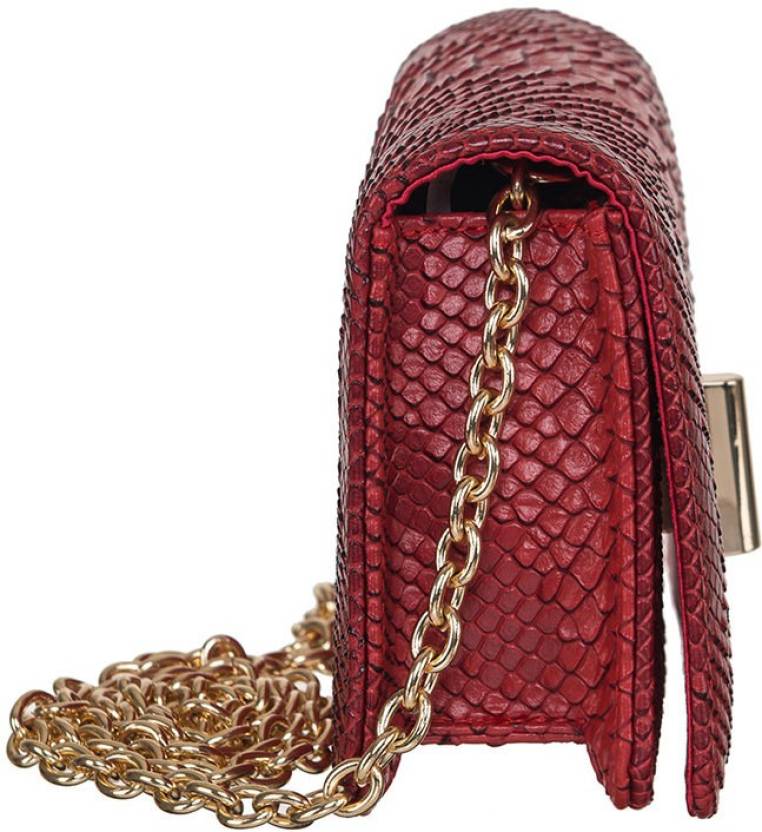 peaubella Red Sling Bag Tom Ford Lustre Red - Price in India 