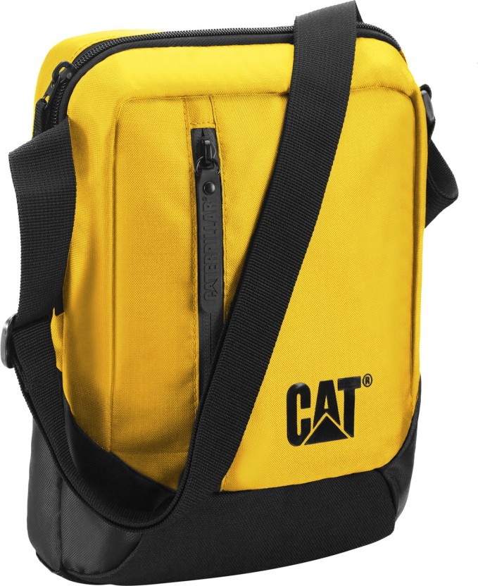 Caterpillar CAT Equipment Black & Yellow Project Tablet Sling Carry Bag 