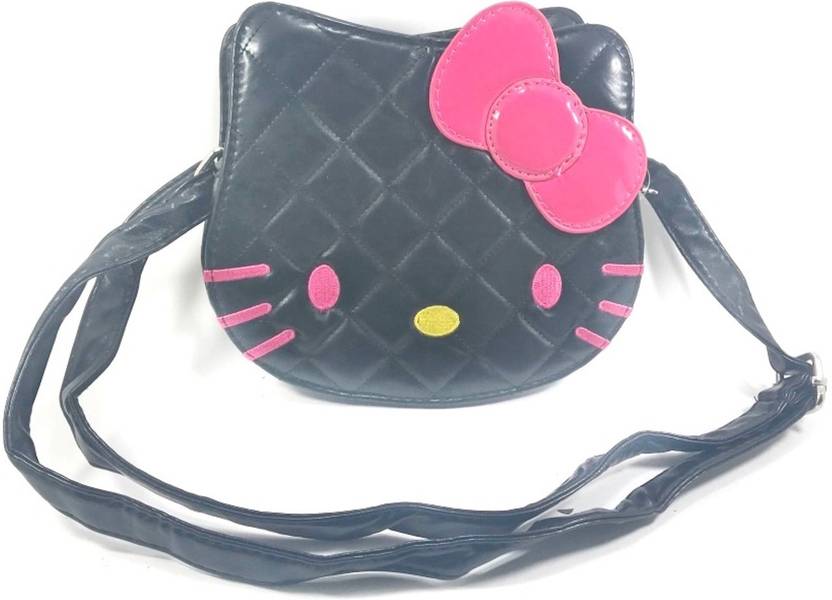 Kidofash S Black Leatherette Sling Bag Price In India Kidofash S Black Leatherette Sling Bag