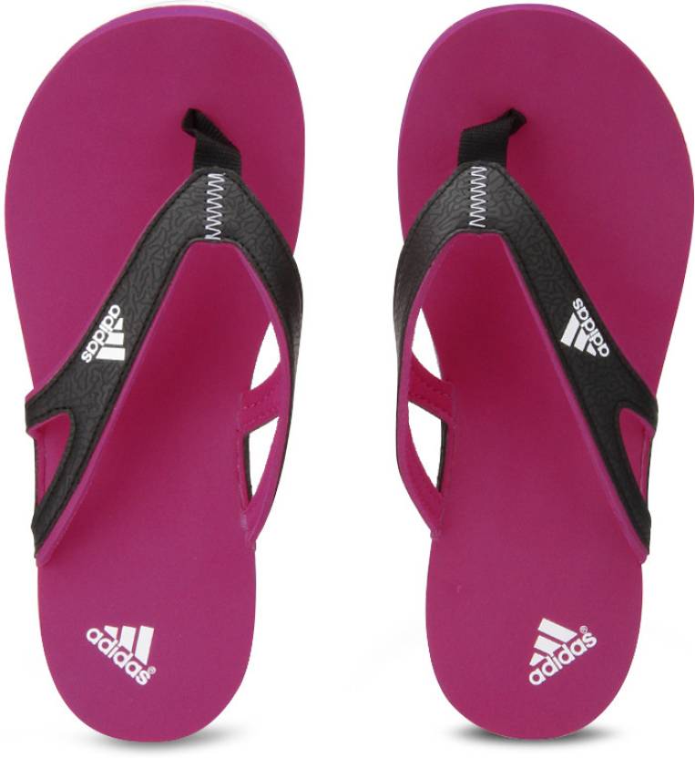 ADIDAS Calo 5 Women Flip Flops - Buy Runwht, Pnkbuz, Black1 Color ADIDAS Calo 5 Women Flip Flops Online at Best Price - Shop Online for Footwears in India |