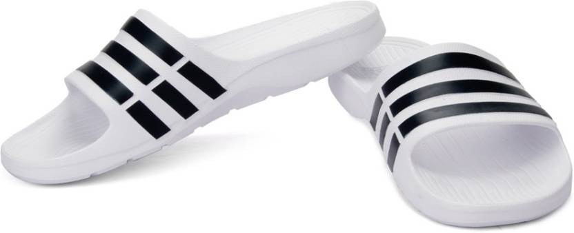 ADIDAS Duramo Slide Slippers - Buy White Color Duramo Slide Slippers Online at Best Price - Shop Online for Footwears in India | Flipkart.com