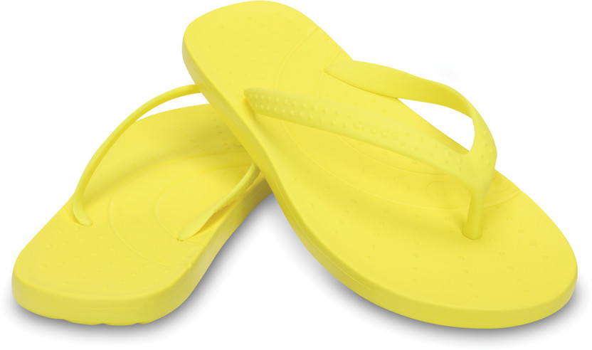 crocs chawaii black flip flops