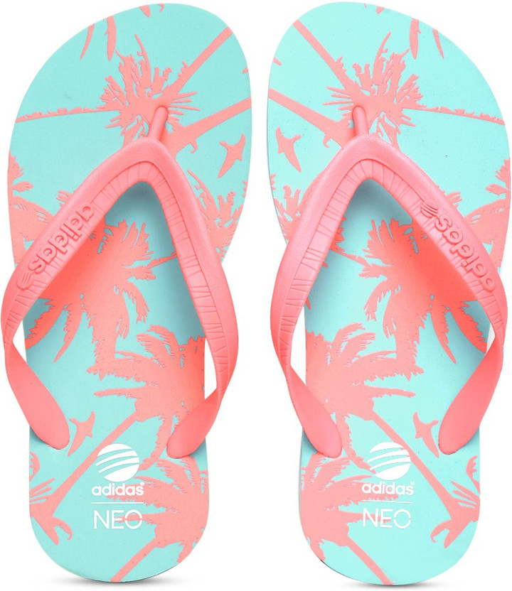 Buy Green Color ADIDAS NEO Flip Flops 